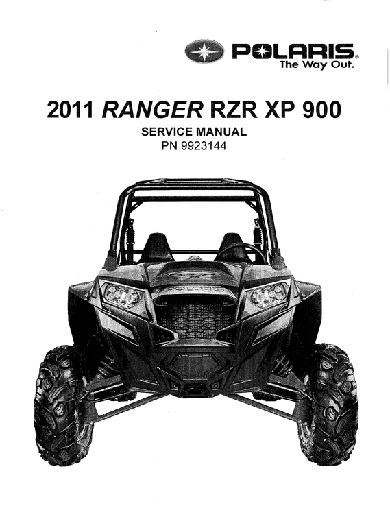 Product picture 2011 Polaris RZR 900 XP Service Manual
